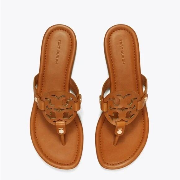 TORY BURCH Miller Sandal New $200 Napa Leather Size Women's 12 - Picture 1 of 7
